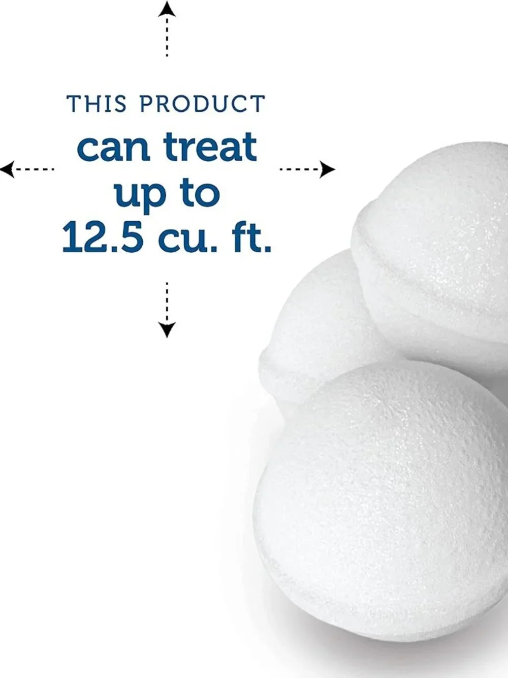 1 Pack Enoz No Clinging Odor Para Moth Closet Balls 4 oz Pack - 32 Balls Total